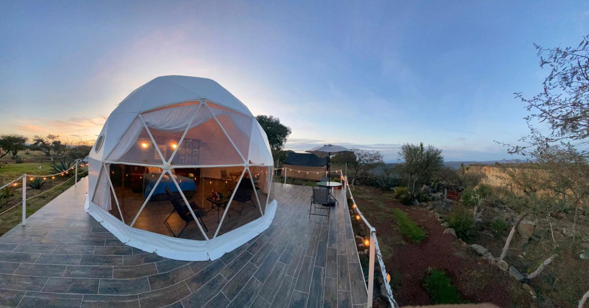 Hotel El Gato Glamping Con Vista A Prismas Basalticos à Huasca de Ocampo Extérieur photo