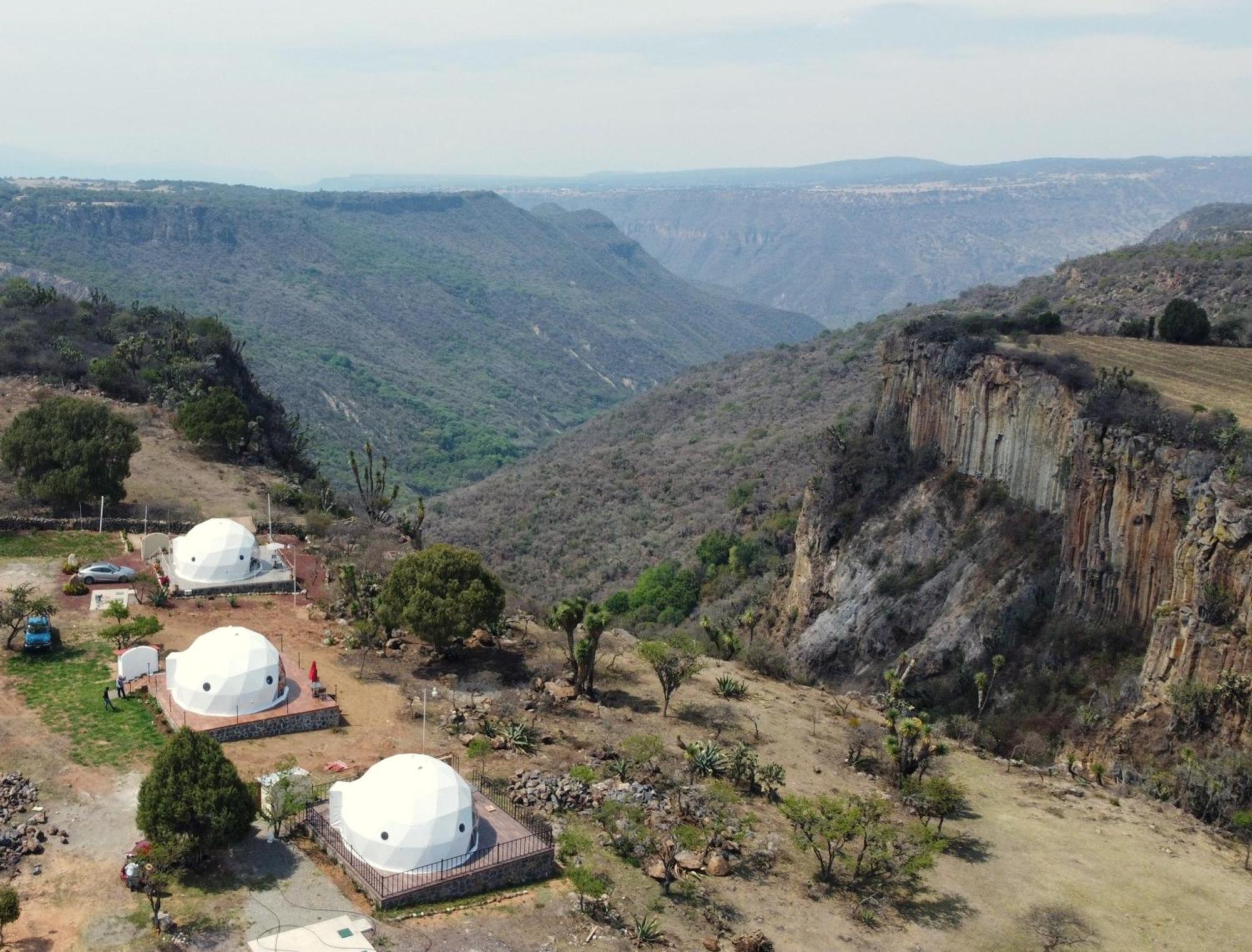 Hotel El Gato Glamping Con Vista A Prismas Basalticos à Huasca de Ocampo Extérieur photo